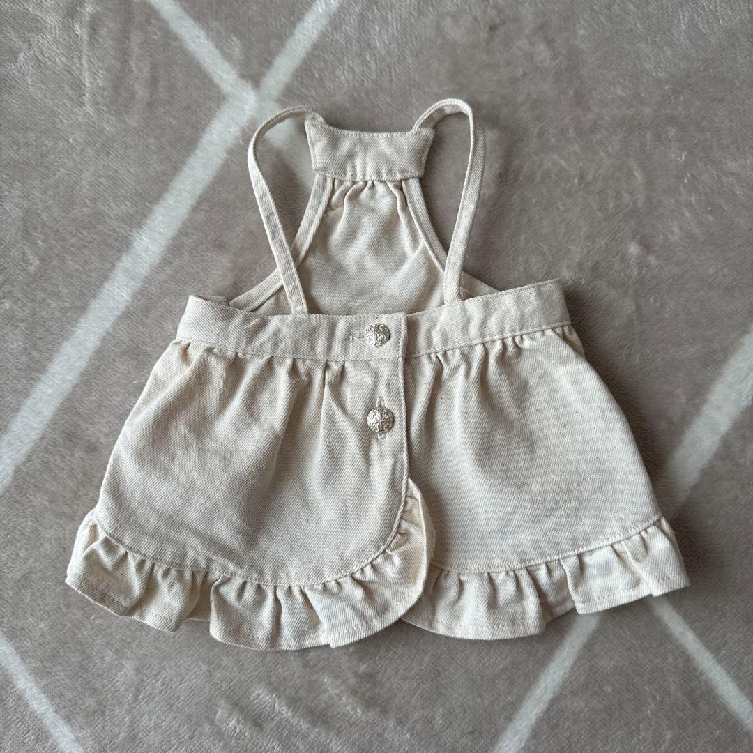 pp closet♡デニムエプロンスカート サイズ37