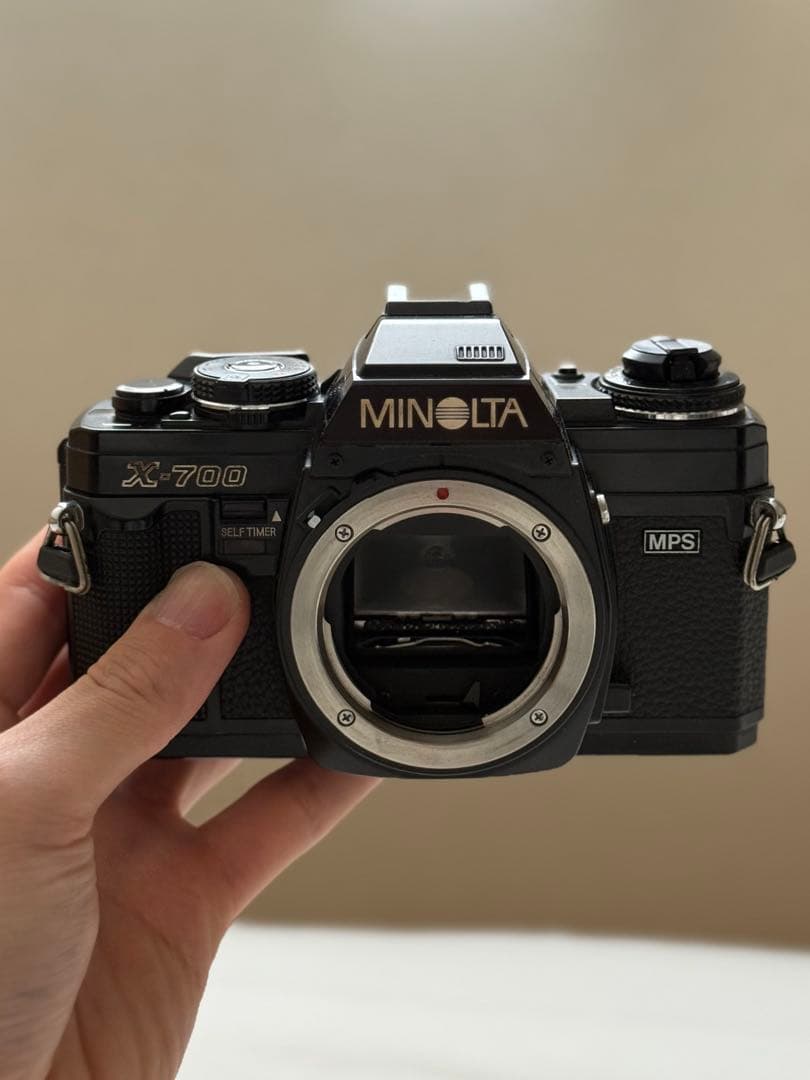 【ジャンク】MINOLTA X-700、MD 50mm F1.4