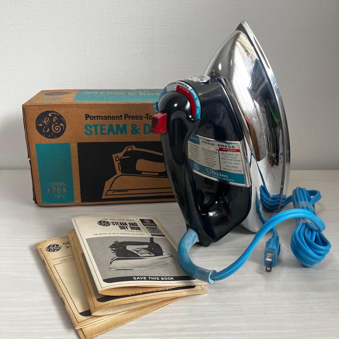 ゼネラルエレクトリック スチームアイロン◆F-76X型◆アメリカ製