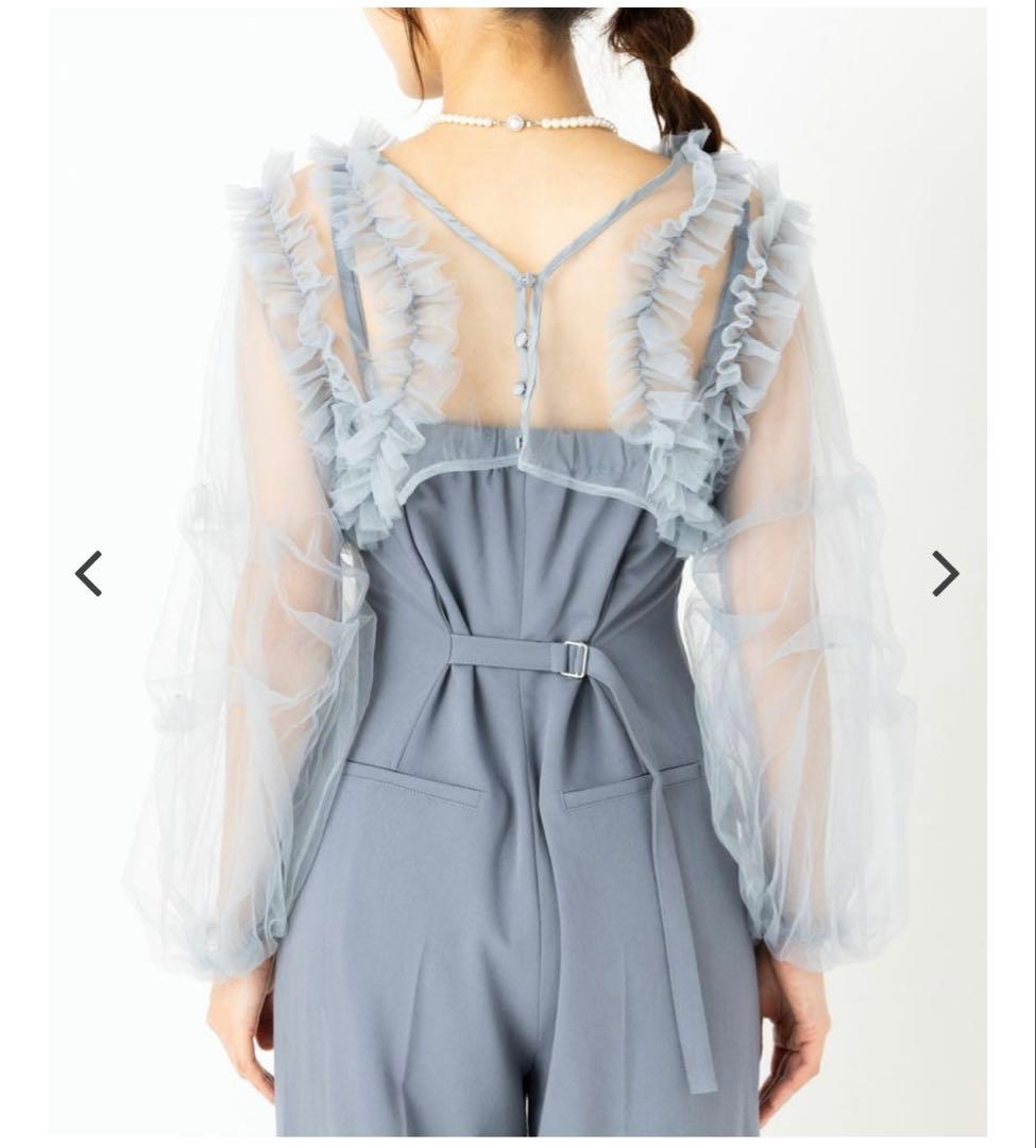 リリーブラウン　チュールボレロセットコンビネゾン