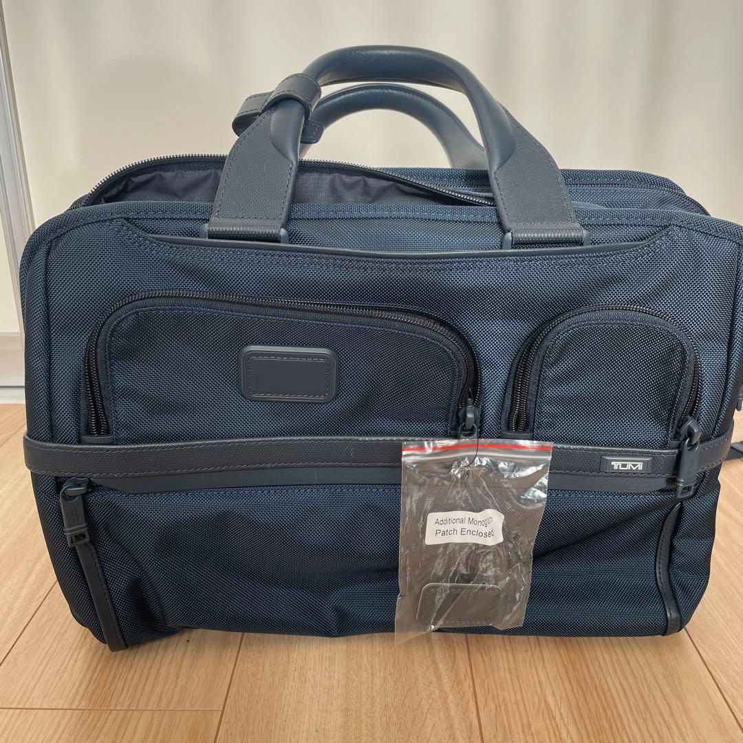 【新品・未使用】TUMI SHIPS別注 ALPHA3 3WAY ブリーフ青