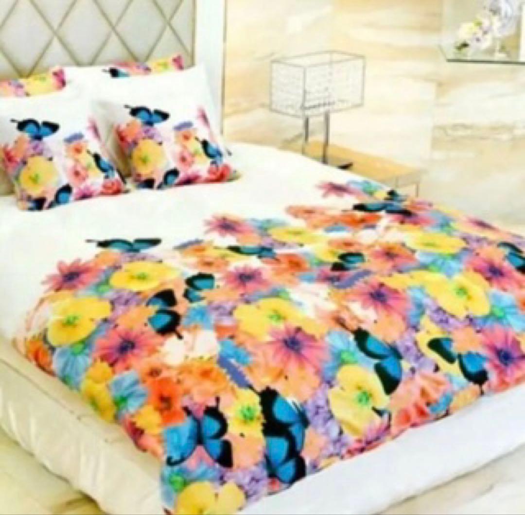 トロピカルフラワー ベッド カバー Rady
