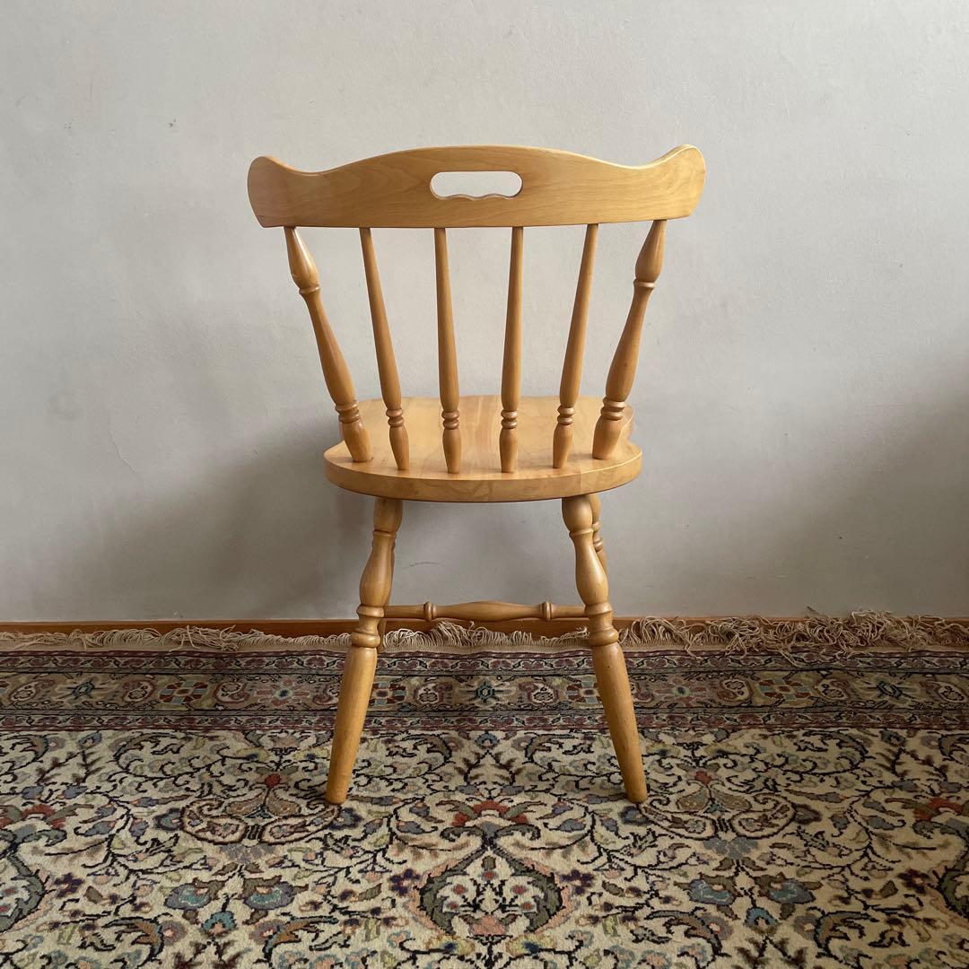 柏木工　ダイニングチェア　ウィンザーチェア　1脚　②