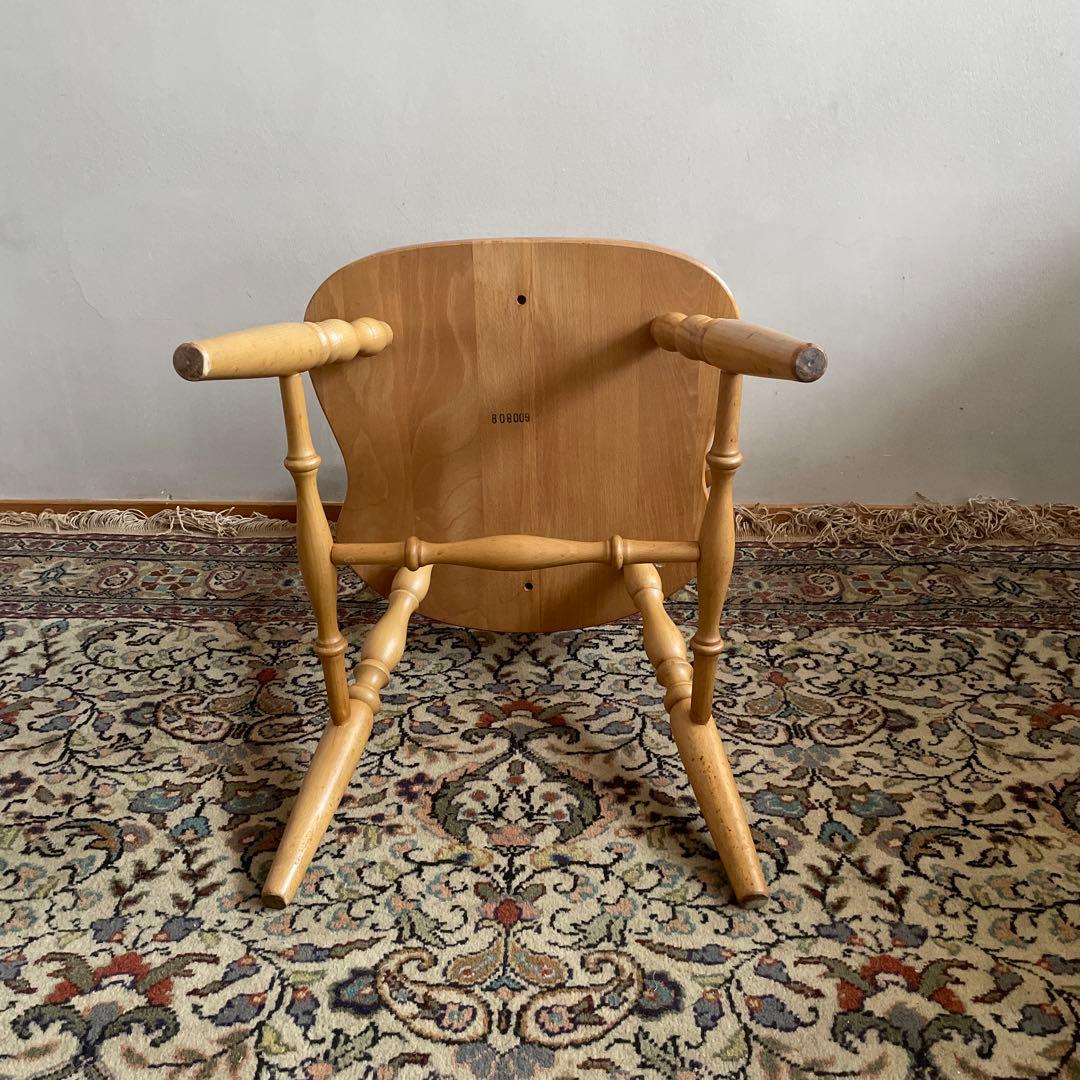 柏木工　ダイニングチェア　ウィンザーチェア　1脚　②