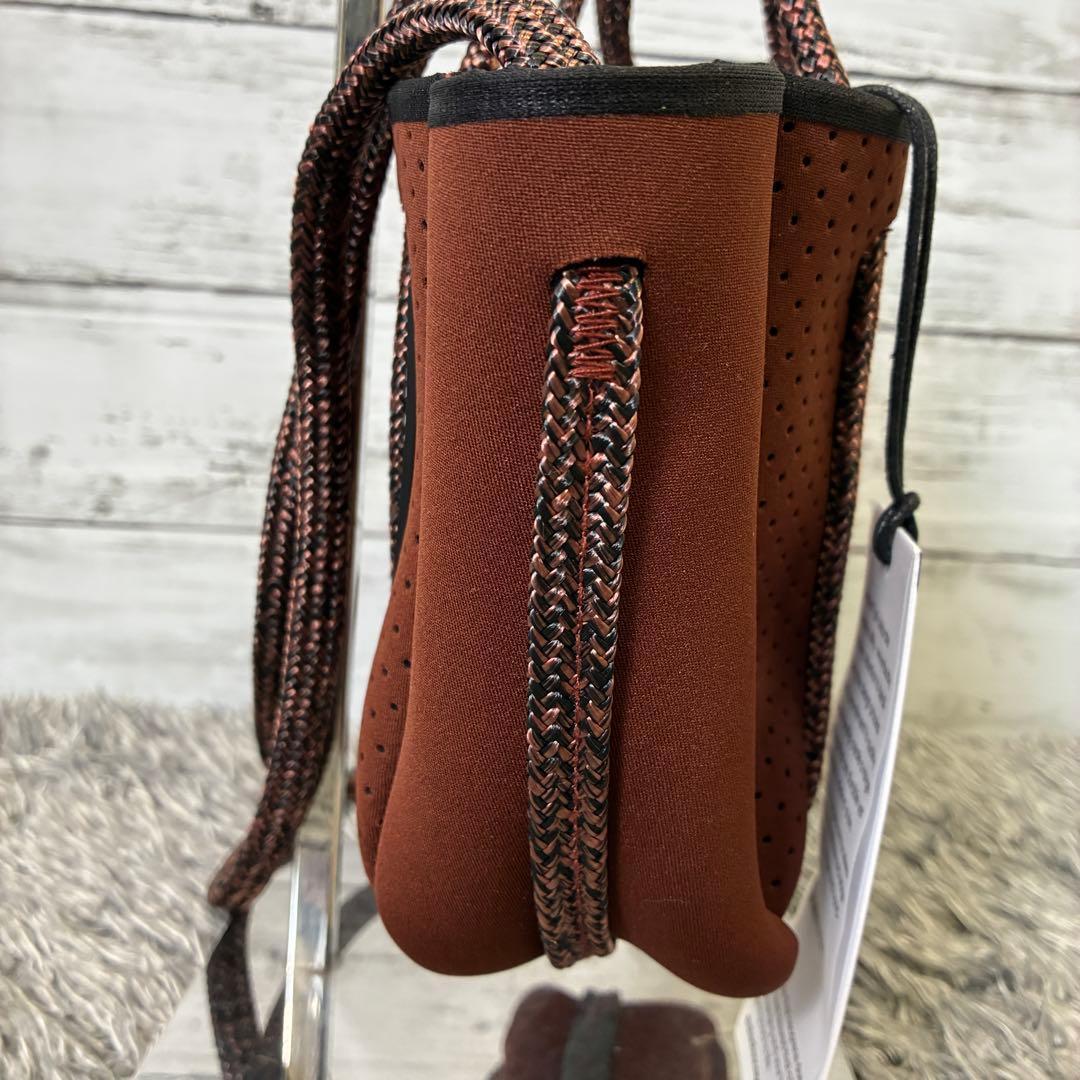 【極美品】ステイトオブエスケープ マイクロ 2WAY バッグ ブラウン タグ付き