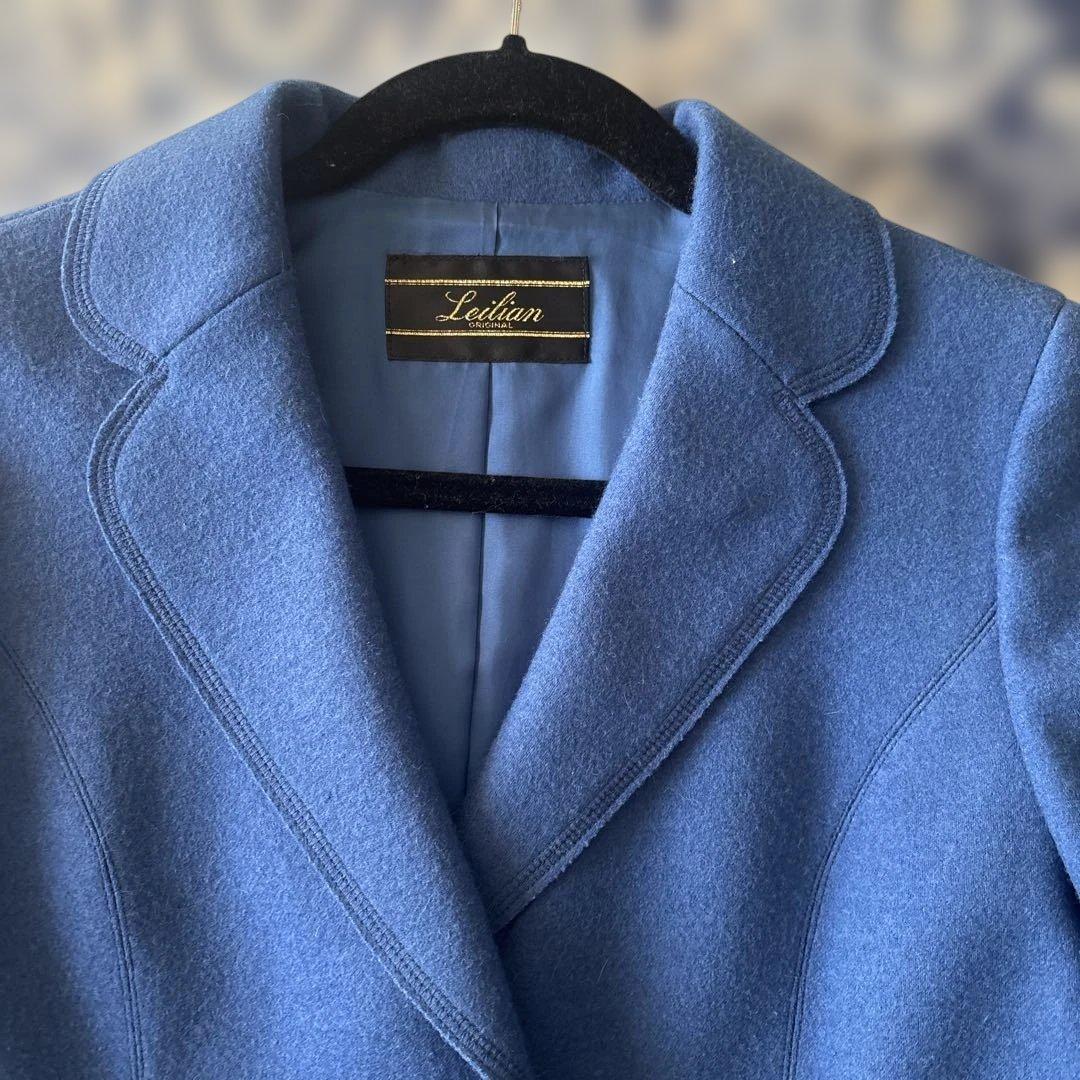 (極美品)レリアンのブルーのジヤケツト