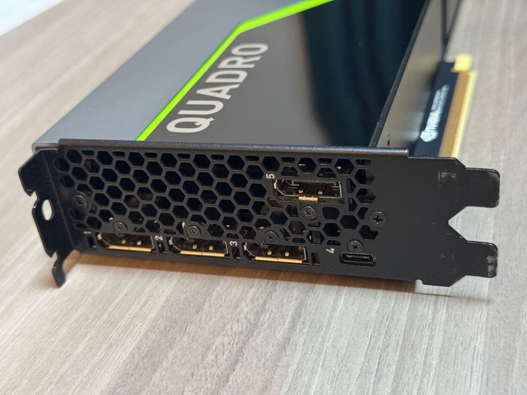 NVIDIA Quadro RTX6000 24GB 中古グラフィックボード