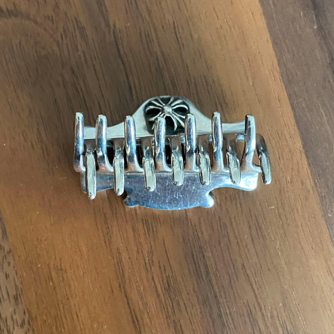 k*n様 CHROME HEARTS CHプラス ヘアクリップ バレッタ シルバ