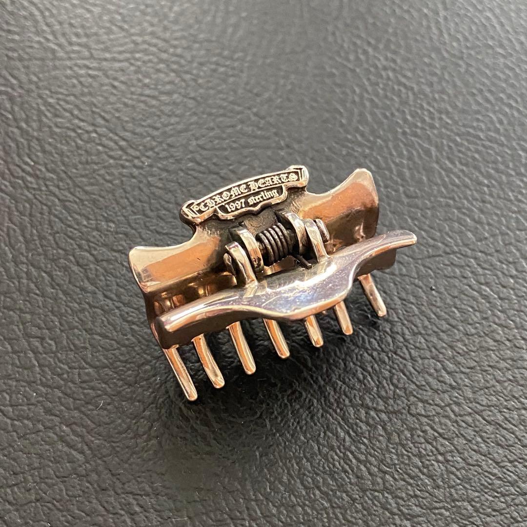 k*n様 CHROME HEARTS CHプラス ヘアクリップ バレッタ シルバ
