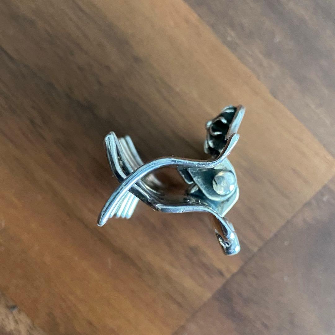 k*n様 CHROME HEARTS CHプラス ヘアクリップ バレッタ シルバ