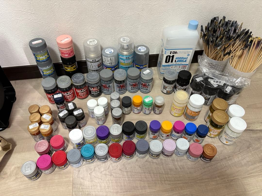 プラモデル 塗料 ガンプラ塗装引退品