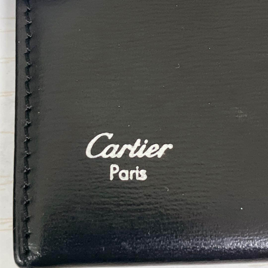 美品　Cartier　カルティエ　パシャ　スムースレザー　カードケース　名刺入れ