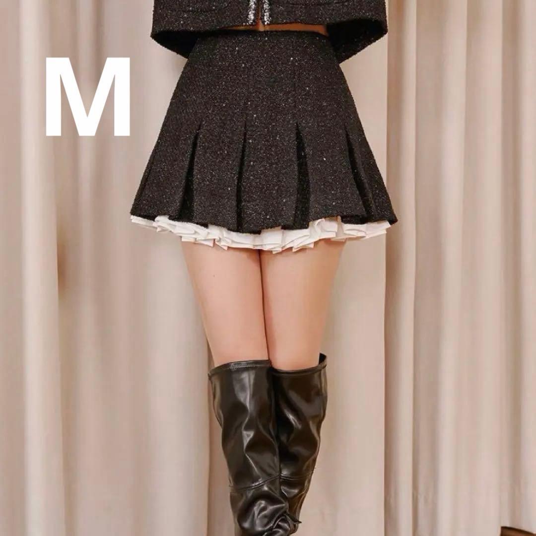 Darich スパンコールツイードスカート