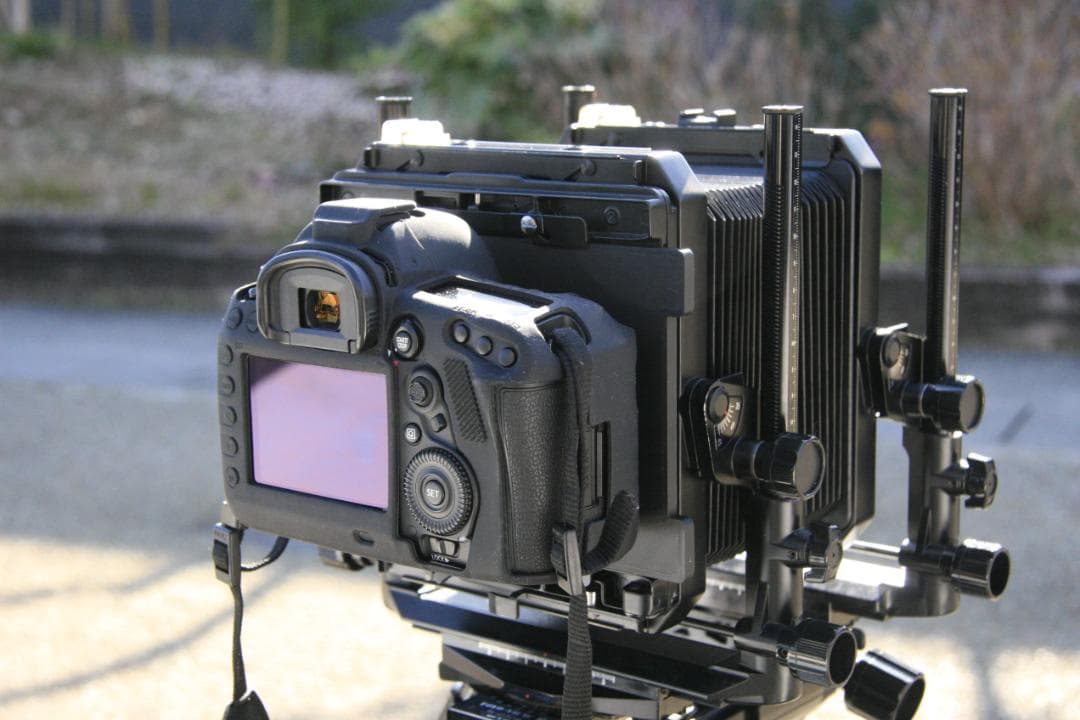 4x5カメラ用デジタルマウントアダプタforキヤノンEF