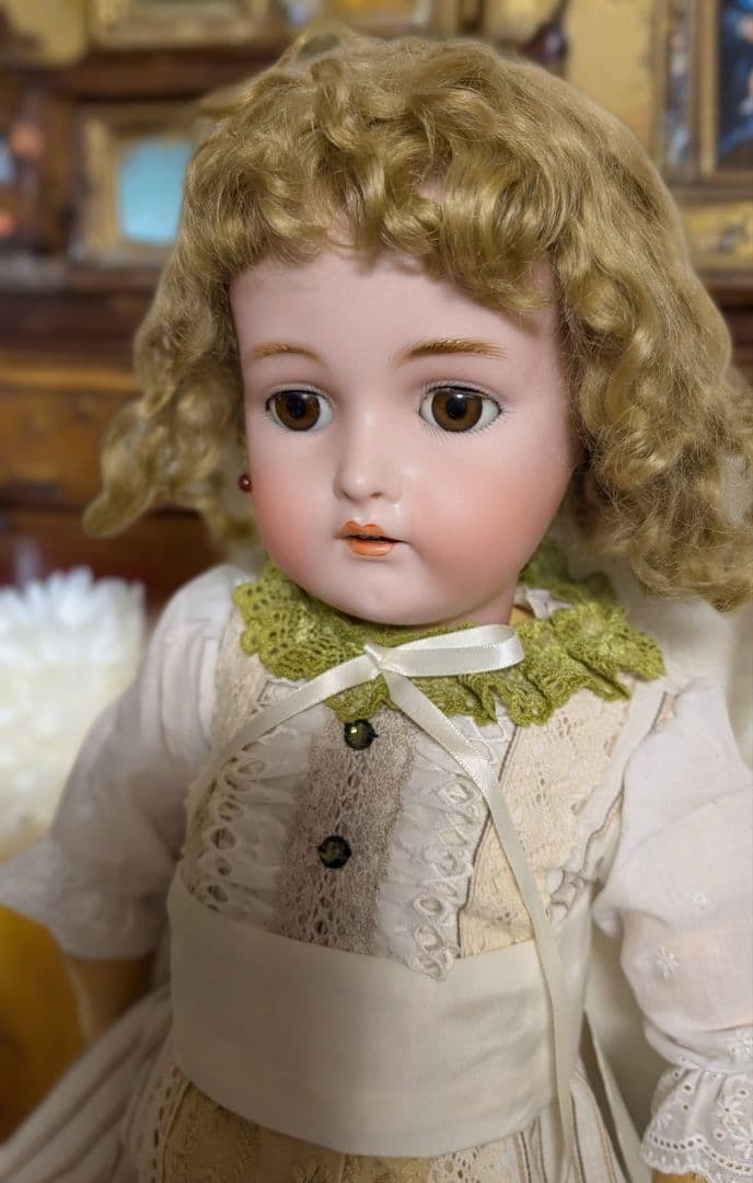 アンティーク　ビスクドール 　K & R 　SIMON & HALBIG　62㎝