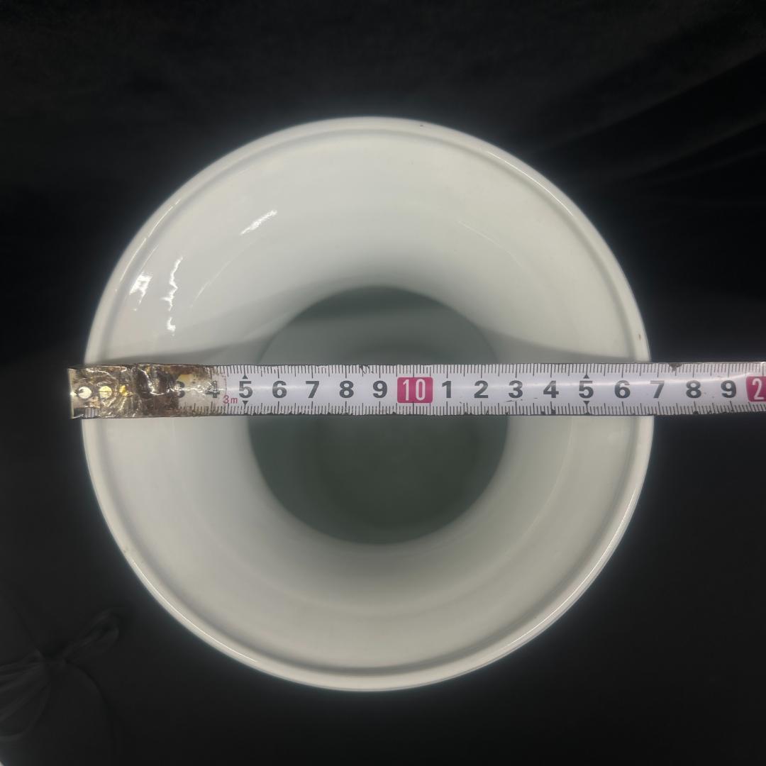 三川内焼 平戸祐祥 染付梅松竹花文祥瑞花瓶