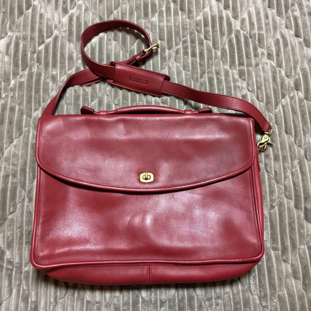 OLD COACH オールドコーチ 2wayビジネスバッグ レザー ゴールド金具