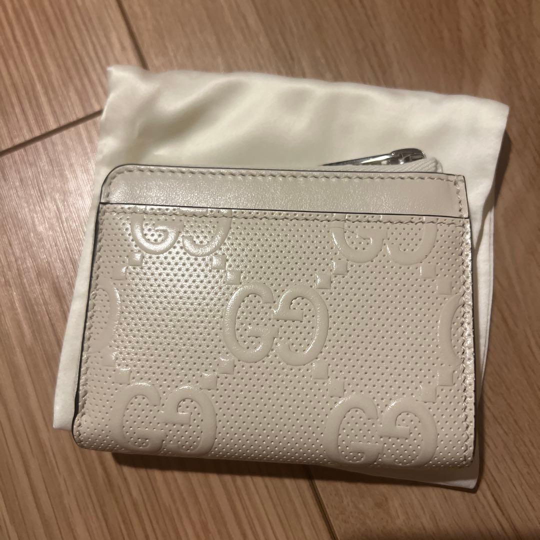 GUCCI ホワイト GGパターン ケース