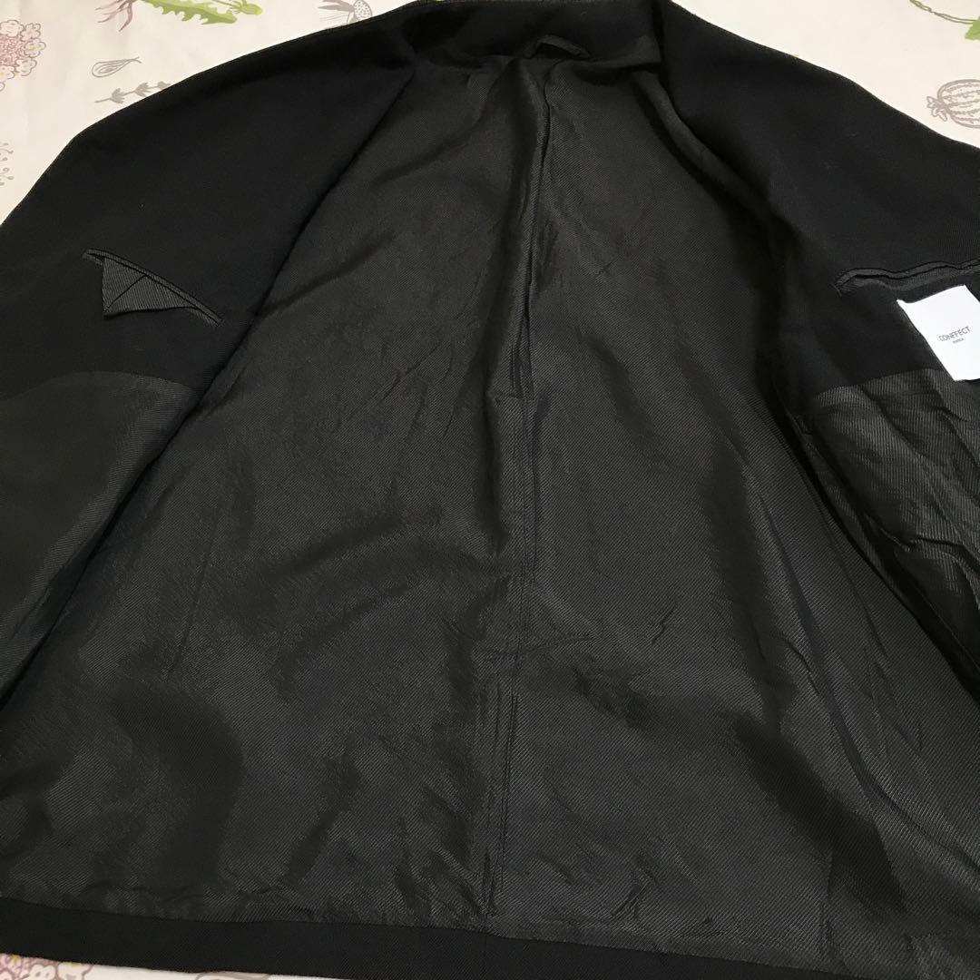 ちゃき　EDIFICE エディフィス　ウール　ノーカラージャケット