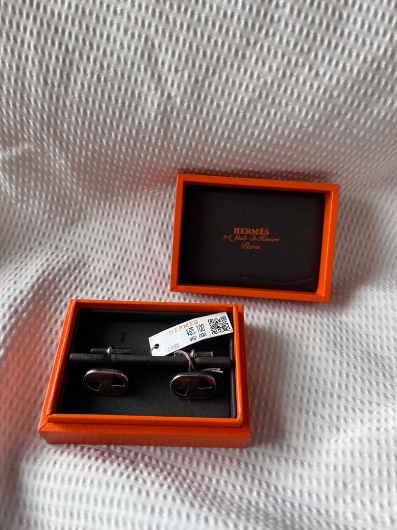 【本日15時 限定価格】未使用箱タグ付き HERMES エルメス カフス 正規品