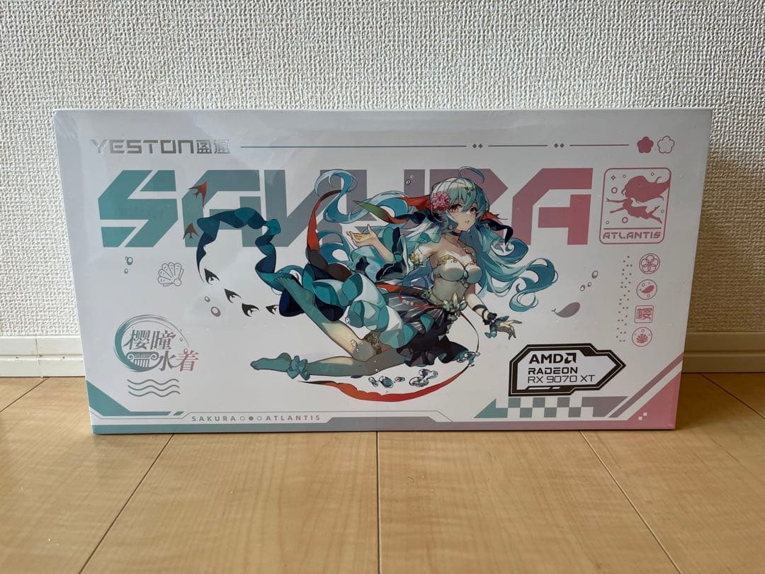 Yeston Sakura Atlantis 水着 AMD RX9070XT
