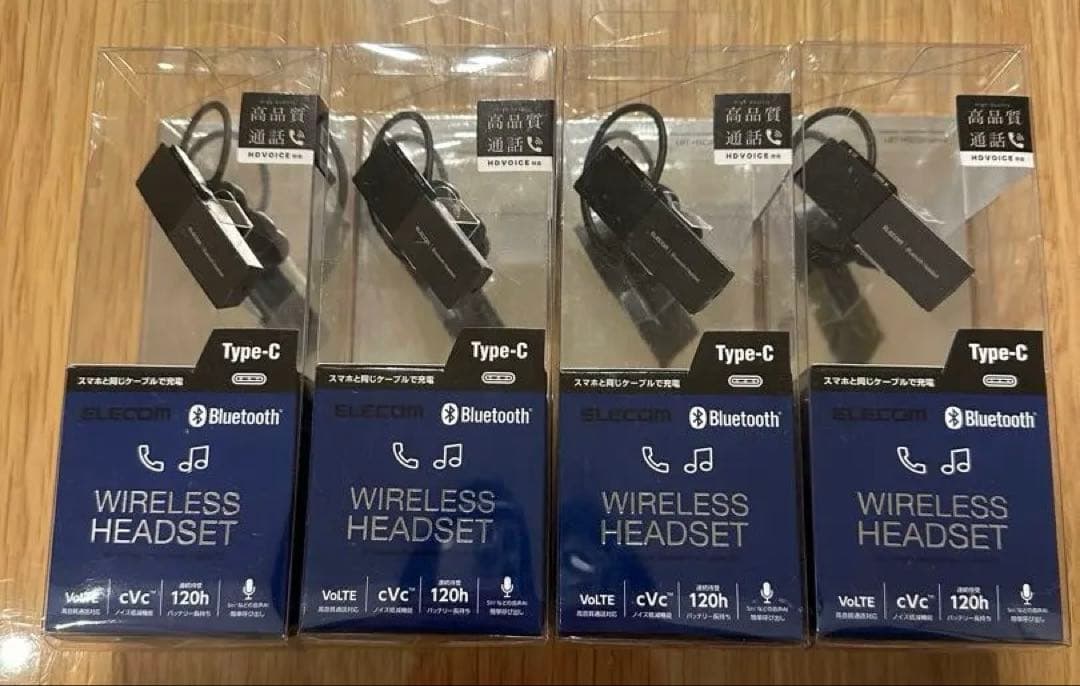 【カンザクラ】ELECOM Type-C ワイヤレスヘッドセット