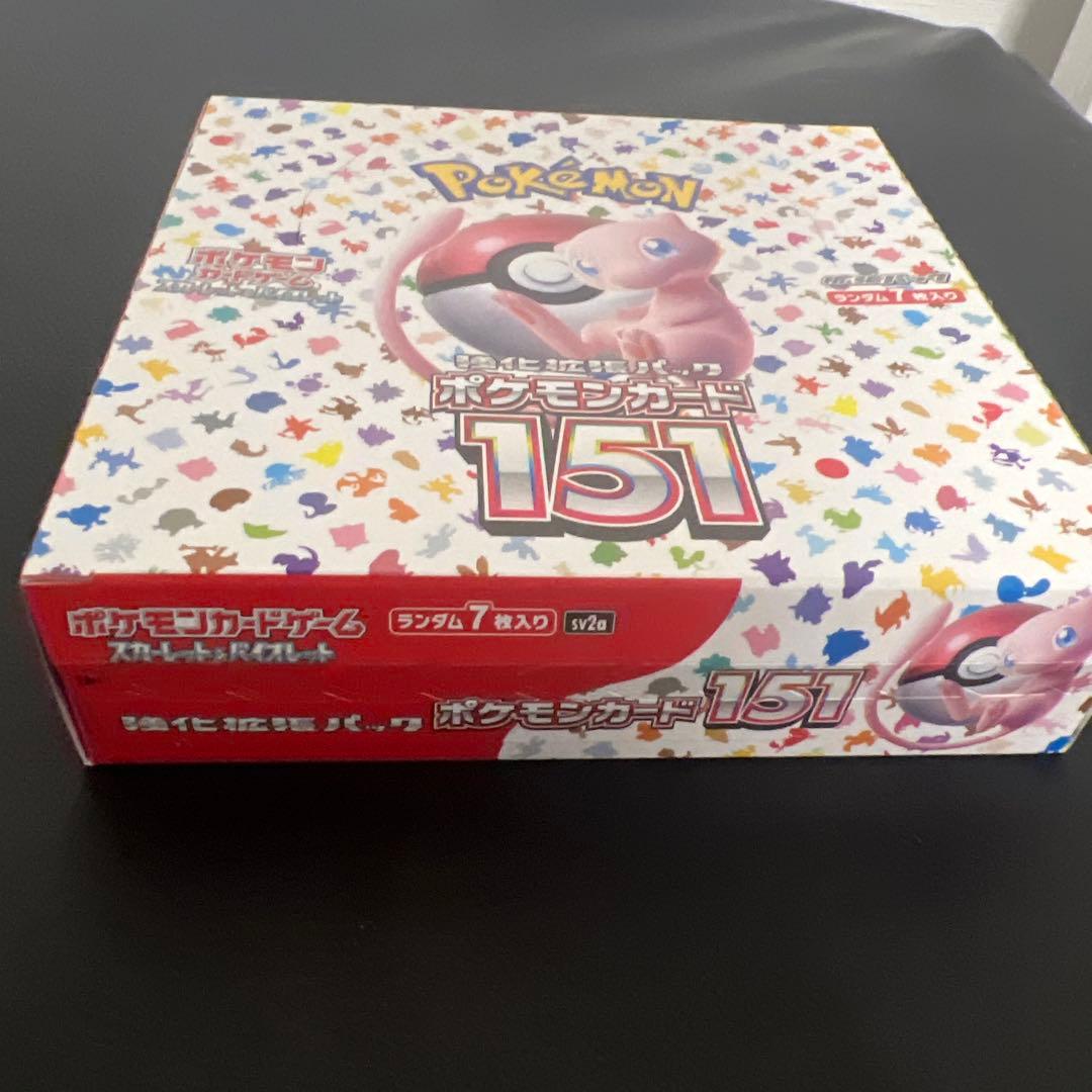 ポケモンカード151シュリンク無し1box