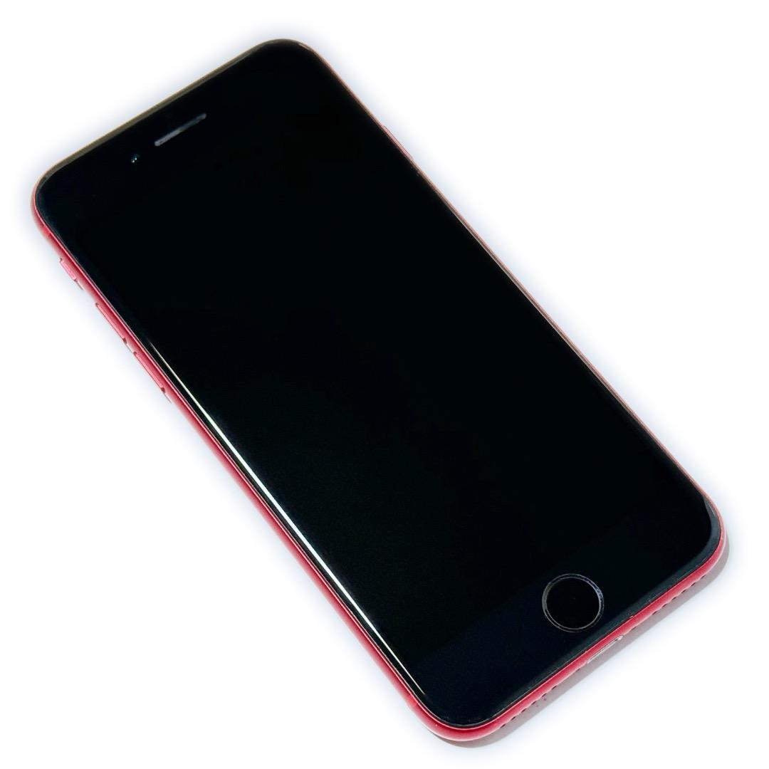 iPhone SE2 64GB《美品 第2世代 レッド 中古スマホ ケース付》