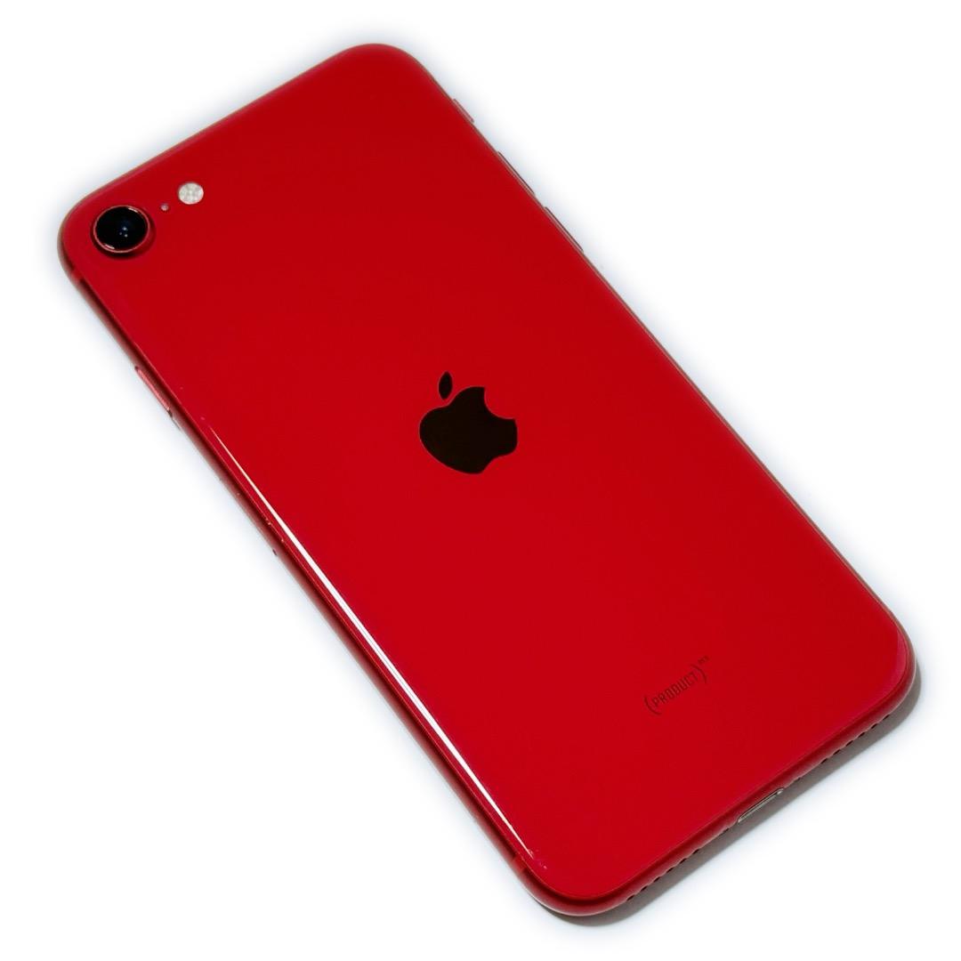 iPhone SE2 64GB《美品 第2世代 レッド 中古スマホ ケース付》