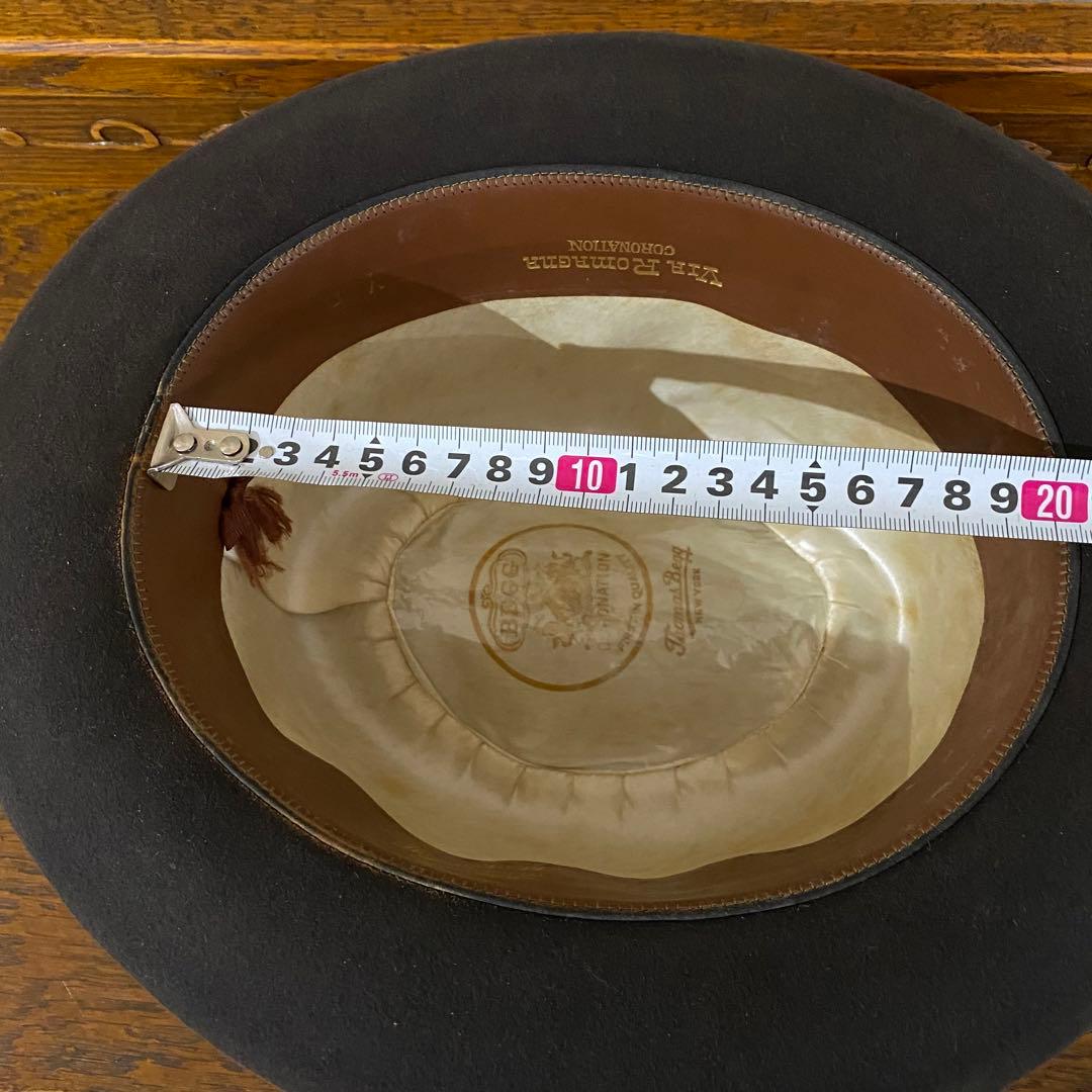 Thomass Begg VIA ROMAGNA 50~60sヴィンテージハット