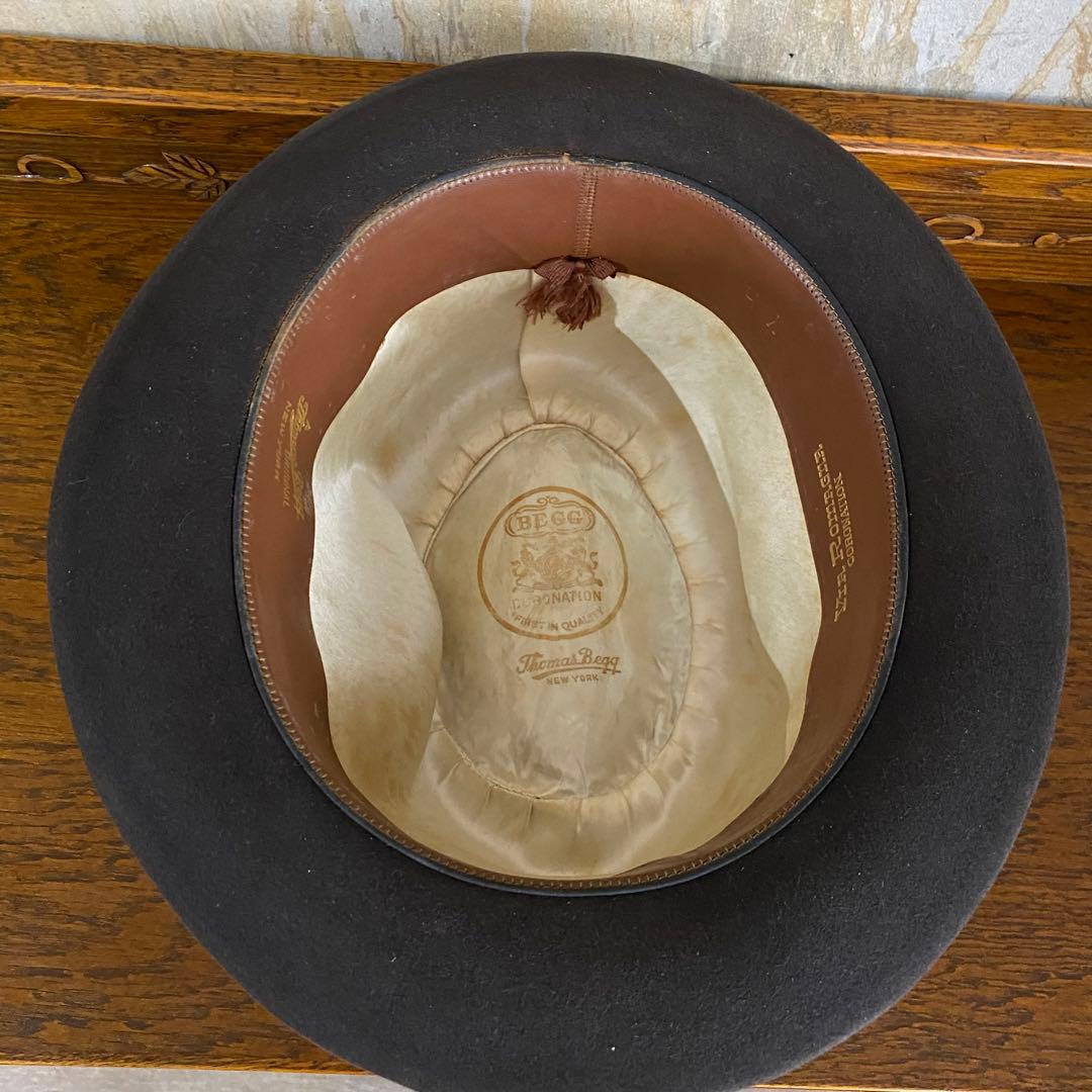 Thomass Begg VIA ROMAGNA 50~60sヴィンテージハット