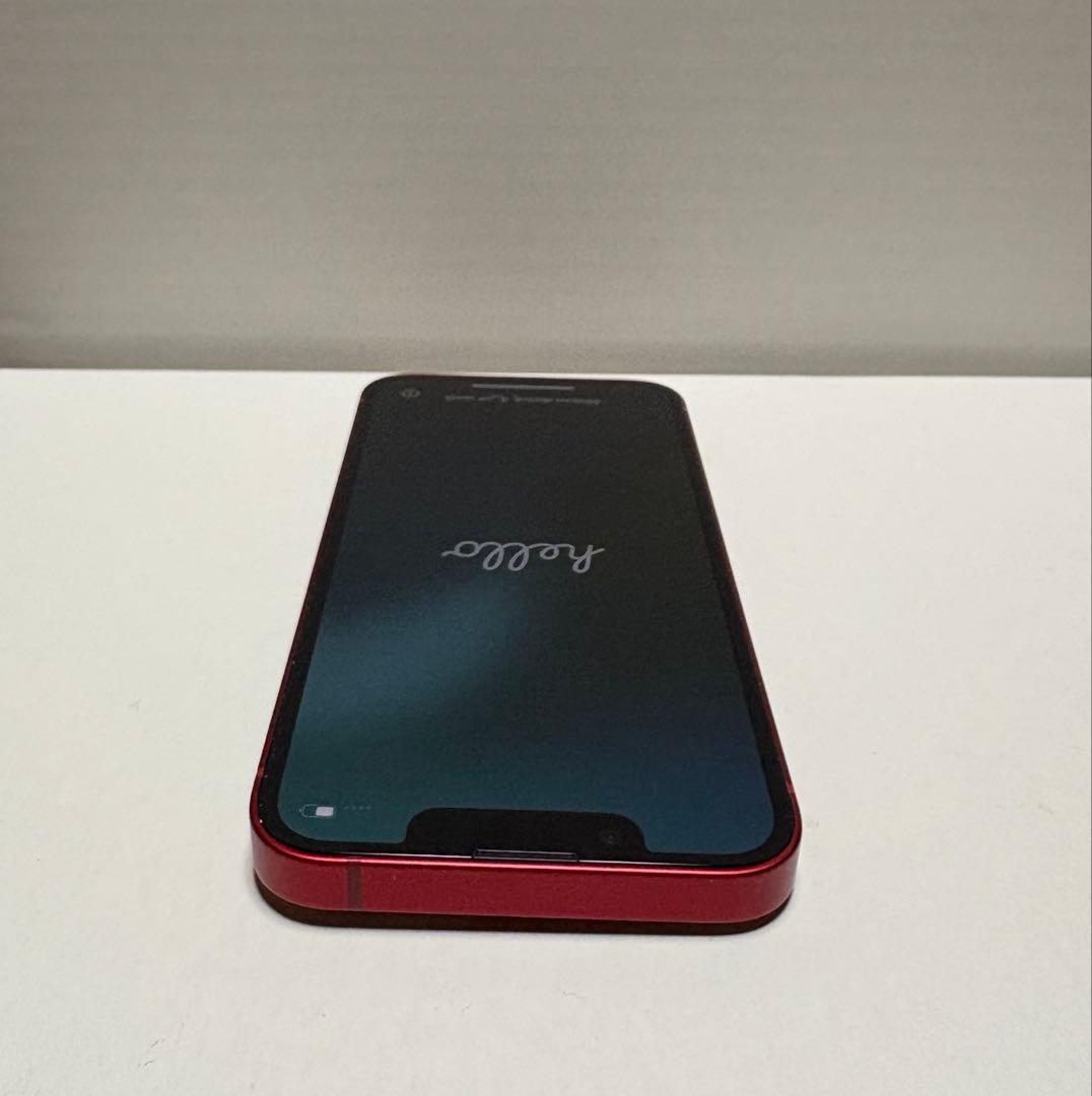 美品Apple iPhone 13mini 本体 レッド 128GBSIMフリー