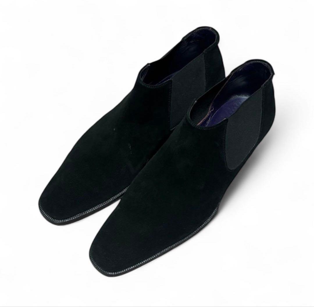 ENZO BONAFE ケーリーグラント ブラックスエード　エンツォボナフェ