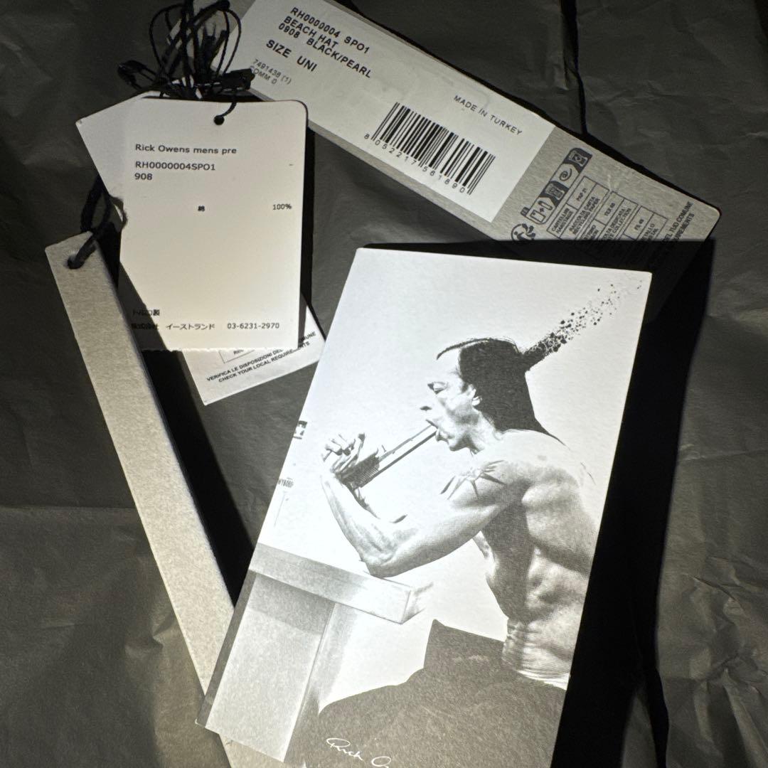 RICK OWENS BEACH HAT バケハ