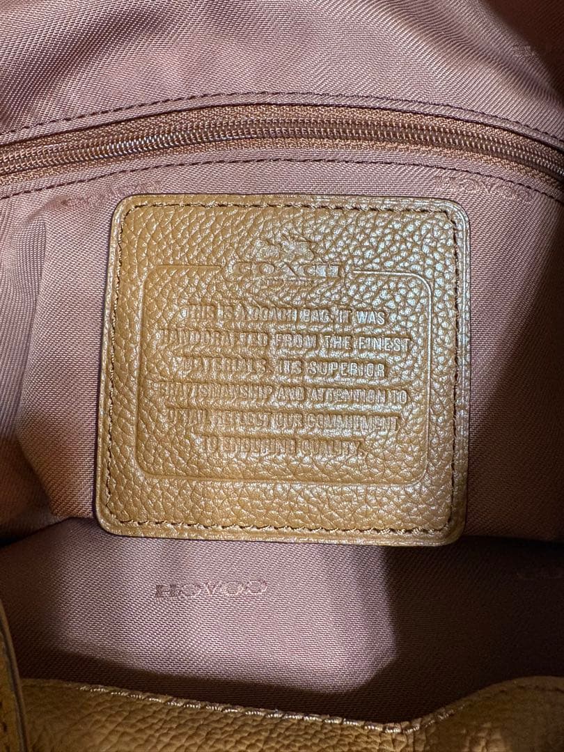 新品・未使用　COACH ブラウン ショルダーバッグ