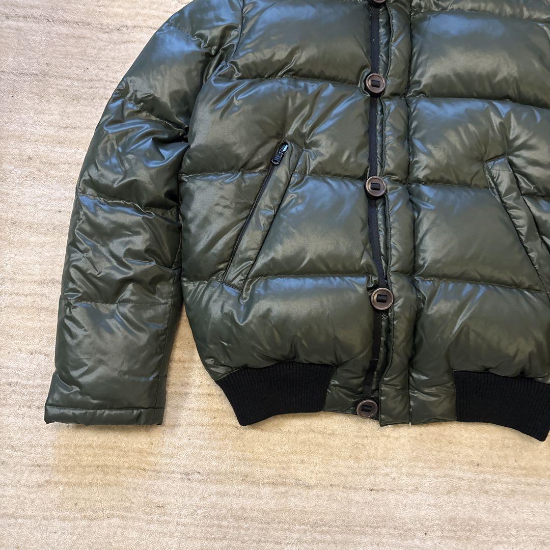 y2k archive ダウンジャケット フード ファー 短丈 微光沢 お兄系