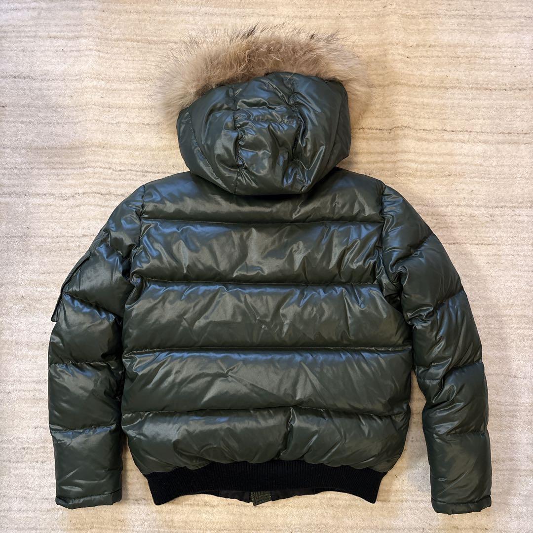 y2k archive ダウンジャケット フード ファー 短丈 微光沢 お兄系