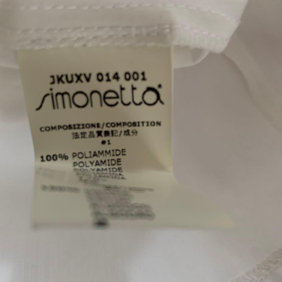 ZUZU/シモネッタ　ホワイト ティーカップ刺繍ドレス　8歳（138）