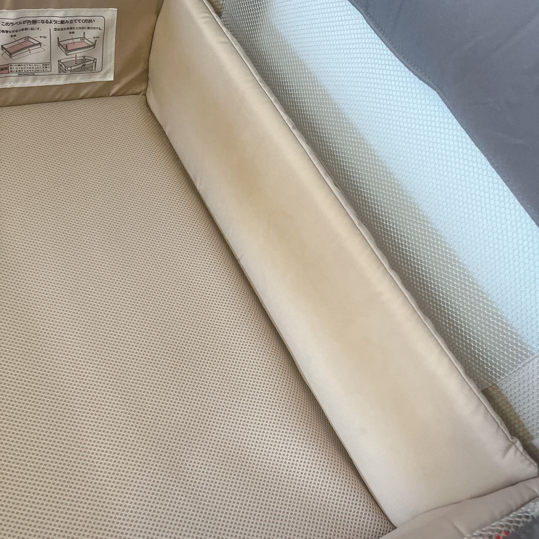 Aprica アップリカ　ココネル エアー ベビーベッド ブラウン