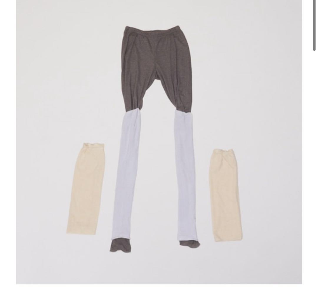 パピエ　Hope you like leggins/grey 新品未使用