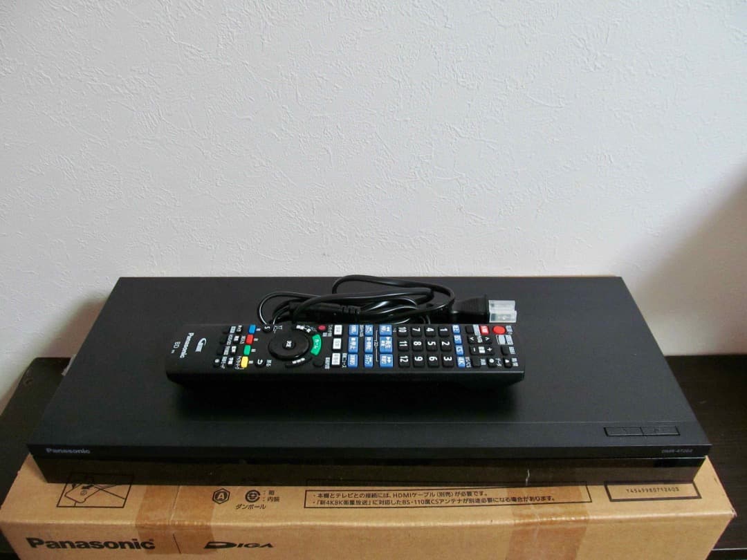 Panasonic DMR-4T203【4Kチューナー搭載ブルーレイレコーダー】