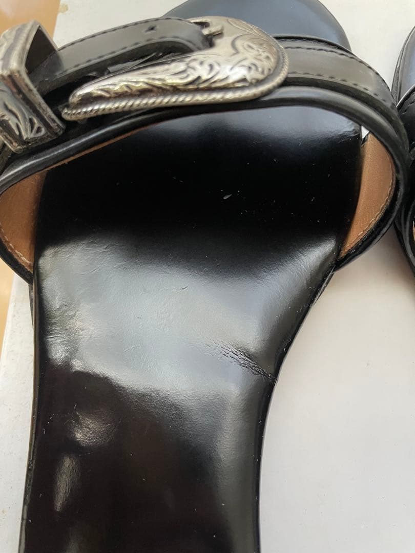 TOGA PULLA サンダル　ブラック　38