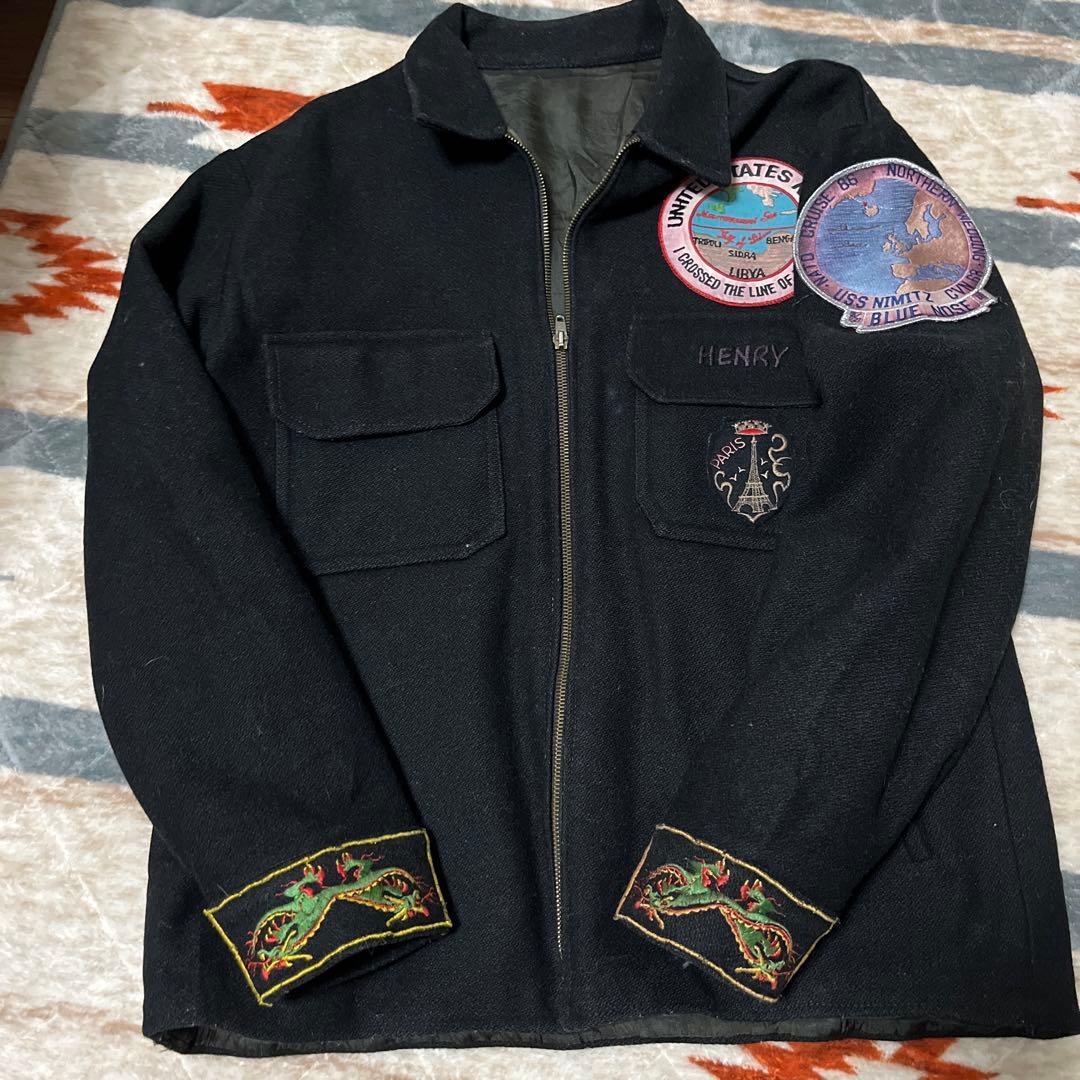 ヴィンテージ　アメリカ軍　USNミリタリージャケット