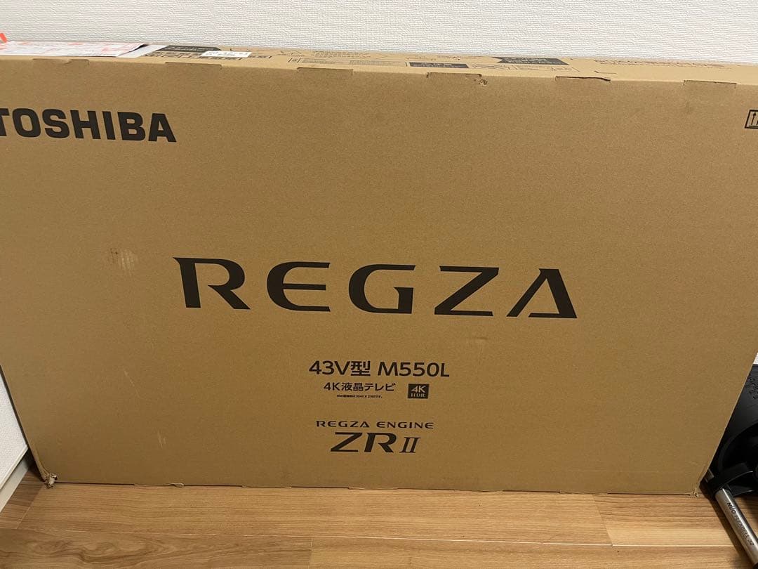 新品未使用TOSHIBAREGZA 43V M550L