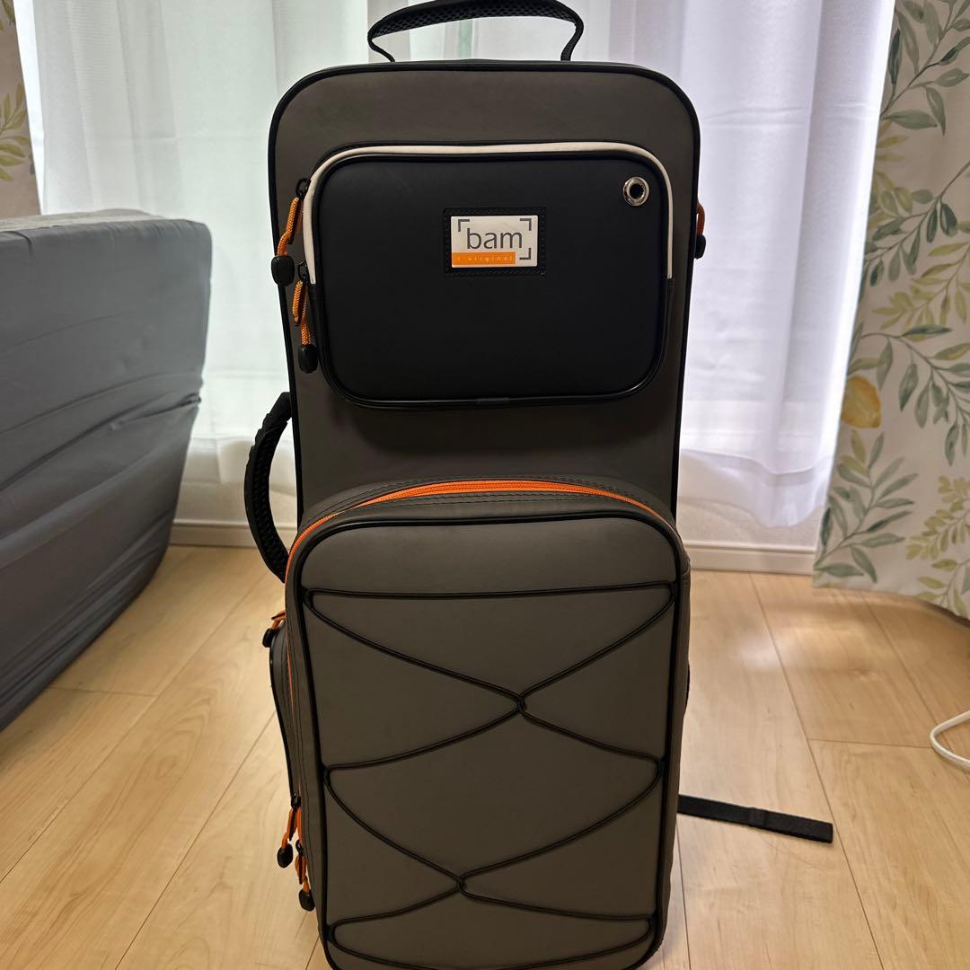 Bam アルトサクソフォン用ケース 【PEAK】 カラー：ブラック＆グレー