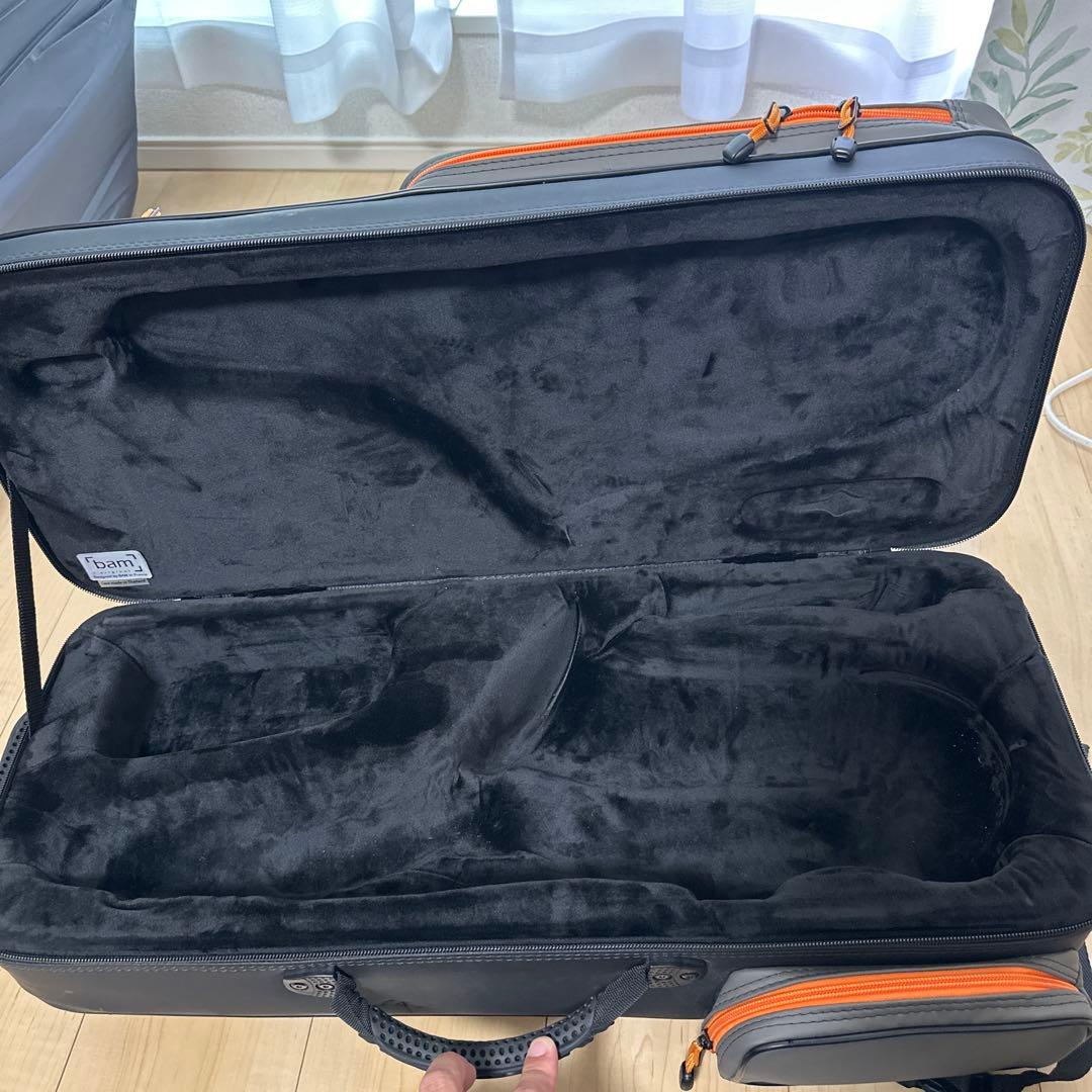 Bam アルトサクソフォン用ケース 【PEAK】 カラー：ブラック＆グレー