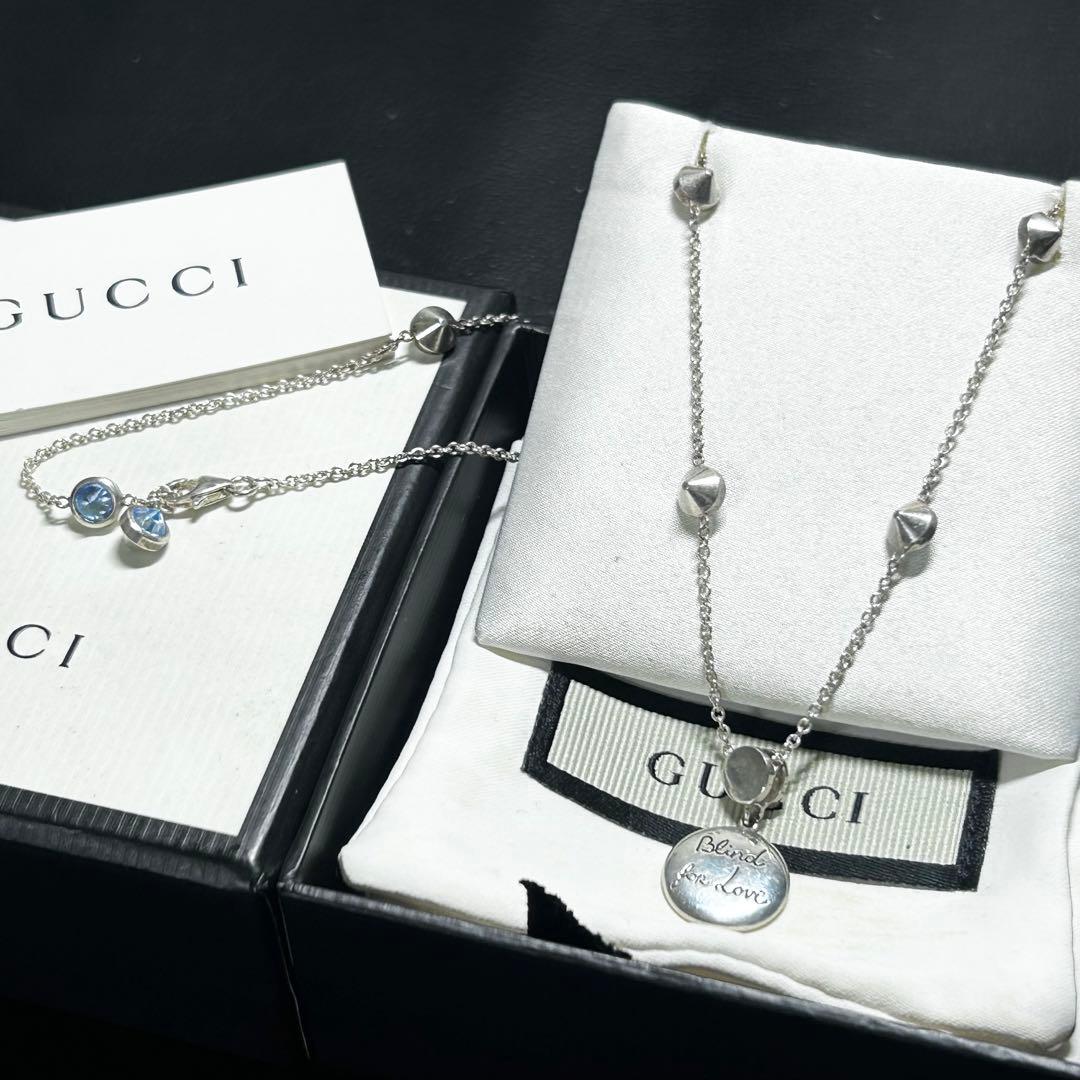 GUCCI グッチ　ブラインドフォーラブ　キャット　ネックレス　ペンダント