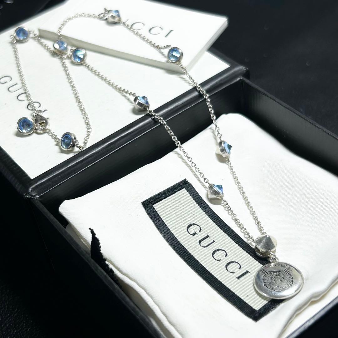 GUCCI グッチ　ブラインドフォーラブ　キャット　ネックレス　ペンダント