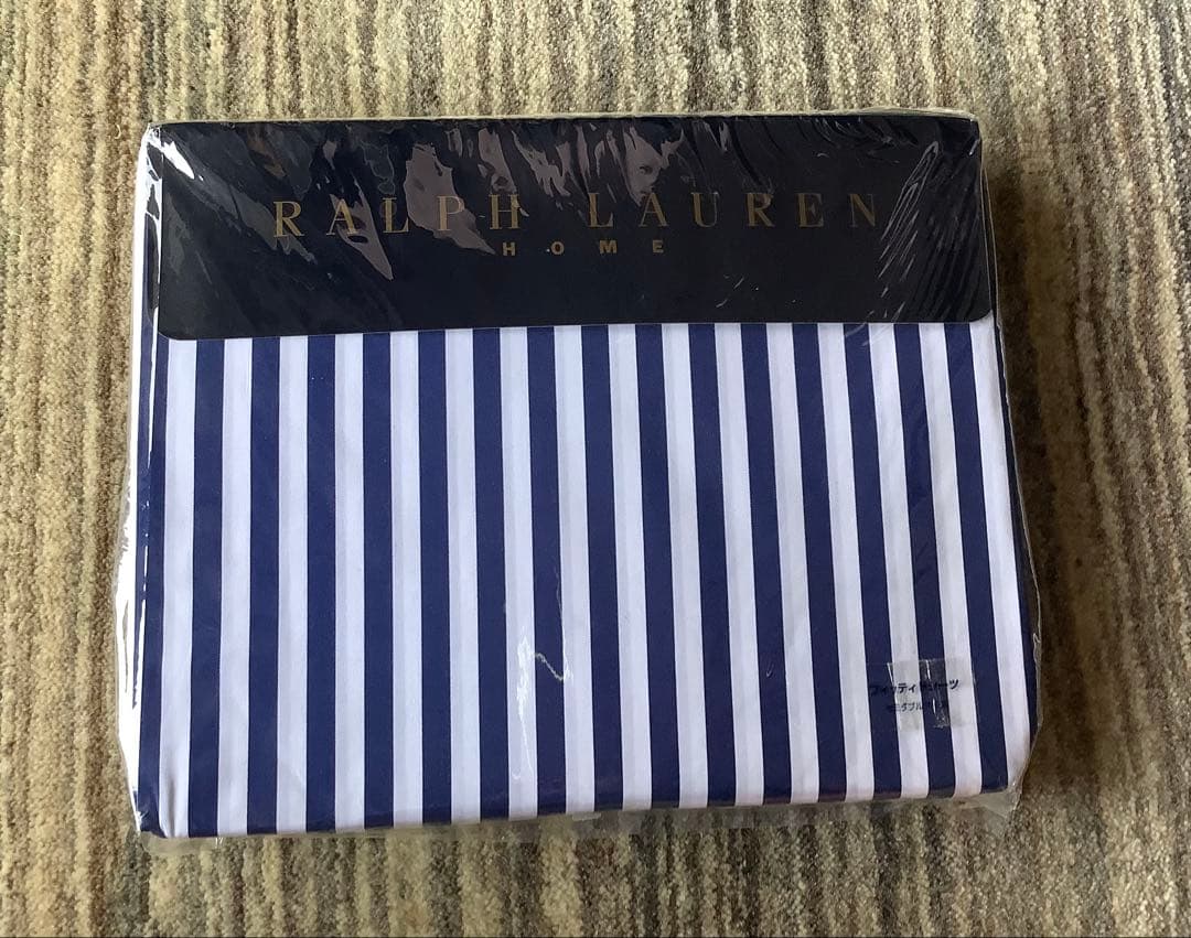 【新品未使用】ラルフローレン フィッテッドシーツ セミダブル