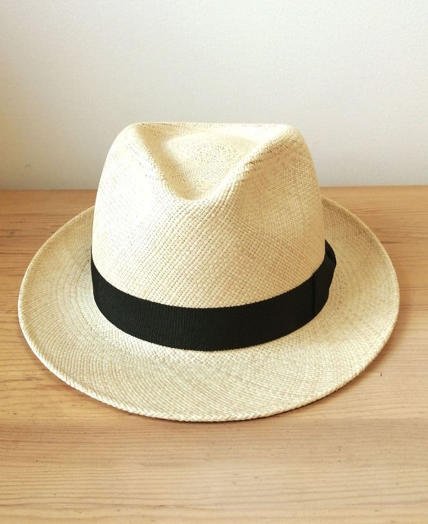 オーバーライド　パナマハット　中折れハット　トキヤ草　日本製